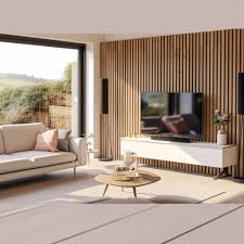 Acoustic oak wood panels