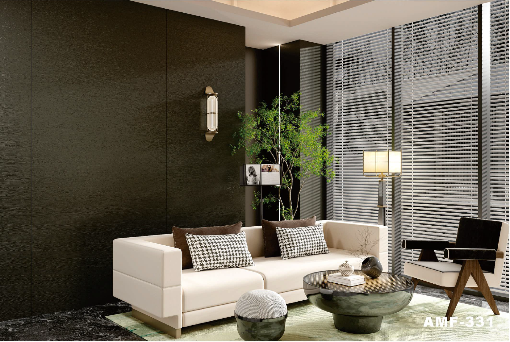Natural wood- bronze AMF-331